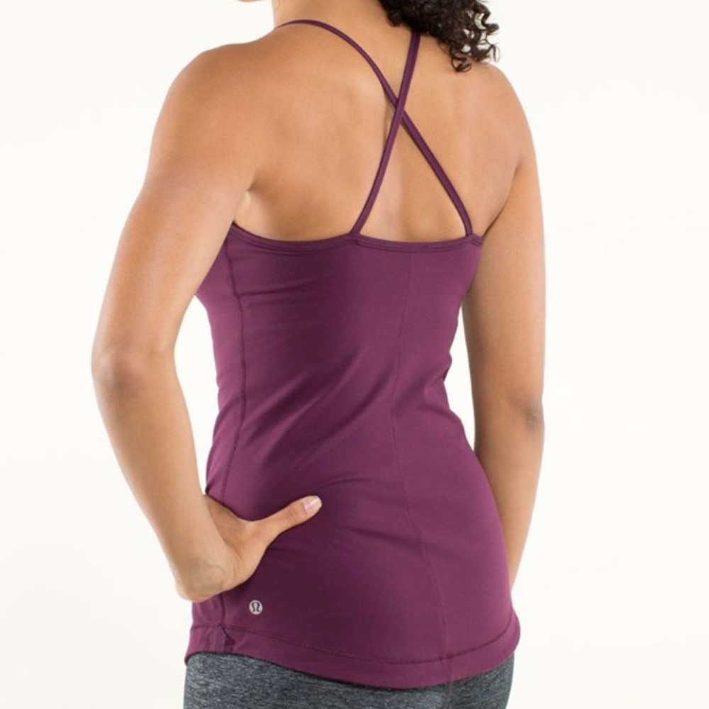 lululemon Atma Tank Plum 4/XS